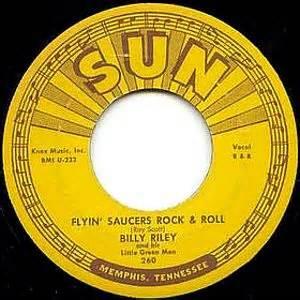 FLYING SAUCERS Rock'n'Roll:I WANT YOU BABY - BILLY LEE RILEY - Sun VINYL, SUN