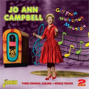 Girl From Wolverton Mountain - Three Original Albums plus Bonus Tracks - Jo Ann CAMPBELL - 50's Artists & Groups CD, JASMINE