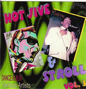 HOT JIVE & STROLL 3 - VARIOUS ARTISTS - 1950'S COMPILATIONS CD, LUCKY
