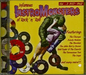 Infamous Instro Monsters Of Rock'n'Roll Vol.3 - Various Artists - INSTRUMENTALS CD, EL TORO