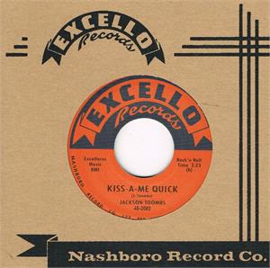Kiss -a-me Quick:Mean old Lightning Train - JACKSON TOOMBS / LIGHTNING SLIM - 45s VINYL, EXCELLO