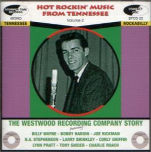 HOT ROCKIN' MUSIC FROM TENNESSEE Volume 2 - VARIOUS ARTISTS - 50's Rockabilly Comp CD, STOMPERTIME