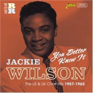 YOU BETTER KNOW IT - Jackie Wilson - 50's Artists & Groups CD, JASMINE
