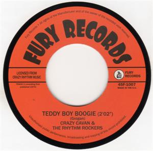 Teddy Boy Boogie:Teddy Boy RnR - Crazy Cavan - Fury VINYL, FURY