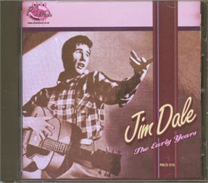 EARLY YEARS - JIM DALE - BRITISH R'N'R CD, PINK N BLACK