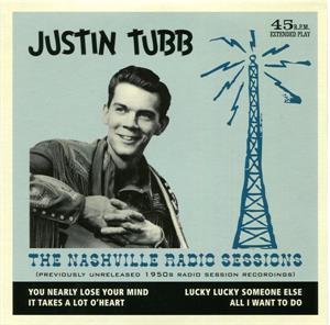 The Nashville Radio Sessions - Justin Tubb ‎ - 45s VINYL, VEE-TONE