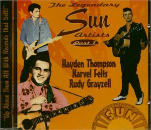 Legendary Sun Artists - Part 1 - VARIOUS ARTISTS - 50's Rockabilly Comp CD, SUNJAY