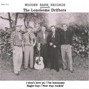 Wooden Barn Records Presents - Lonesome Drifters ‎ - Modern 45's VINYL, Wooden Barn