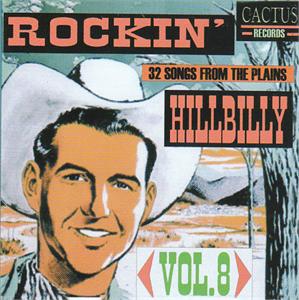 ROCKIN’ HILLBILLY VOL 8 - VARIOUS ARTISTS - HILLBILLY CD, CACTUS