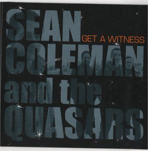 Get A Witness - Sean Coleman & The Quasars - NEO ROCKABILLY CD, WILD