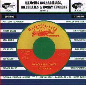MEMPHIS ROCKABILLIES, HILLBILLIES & HONKY TONKERS Vol 5 - Various Artists - HILLBILLY CD, STOMPERTIME