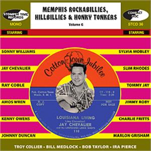 MEMPHIS ROCKABILLIES, HILLBILLIES & HONKY TONKERS - VOLUME 6 - Various Artists - HILLBILLY CD, STOMPERTIME