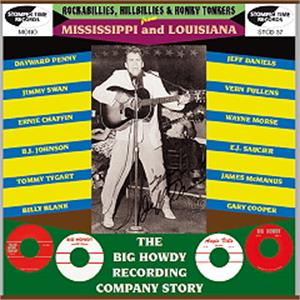 ROCKABILLIES, HILLBILLIES & HONKY TONKERS FROM MISSISSIPPI & LOUISIANA - Various Artists - 50's Rockabilly Comp CD, STOMPERTIME
