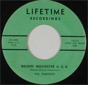 Rockin' Rochester U.S.A : Lemon Lime - Tempests ‎ - 45s VINYL, LIFETIME