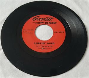 SURFIN' BIRD : BIRD DANCE BEAT - TRASHMEN - 45s VINYL, 2BLUE